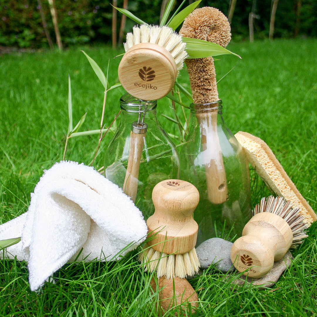 Eco Friendly PlasticFree Spring Cleaning Gift Dish Brush Set