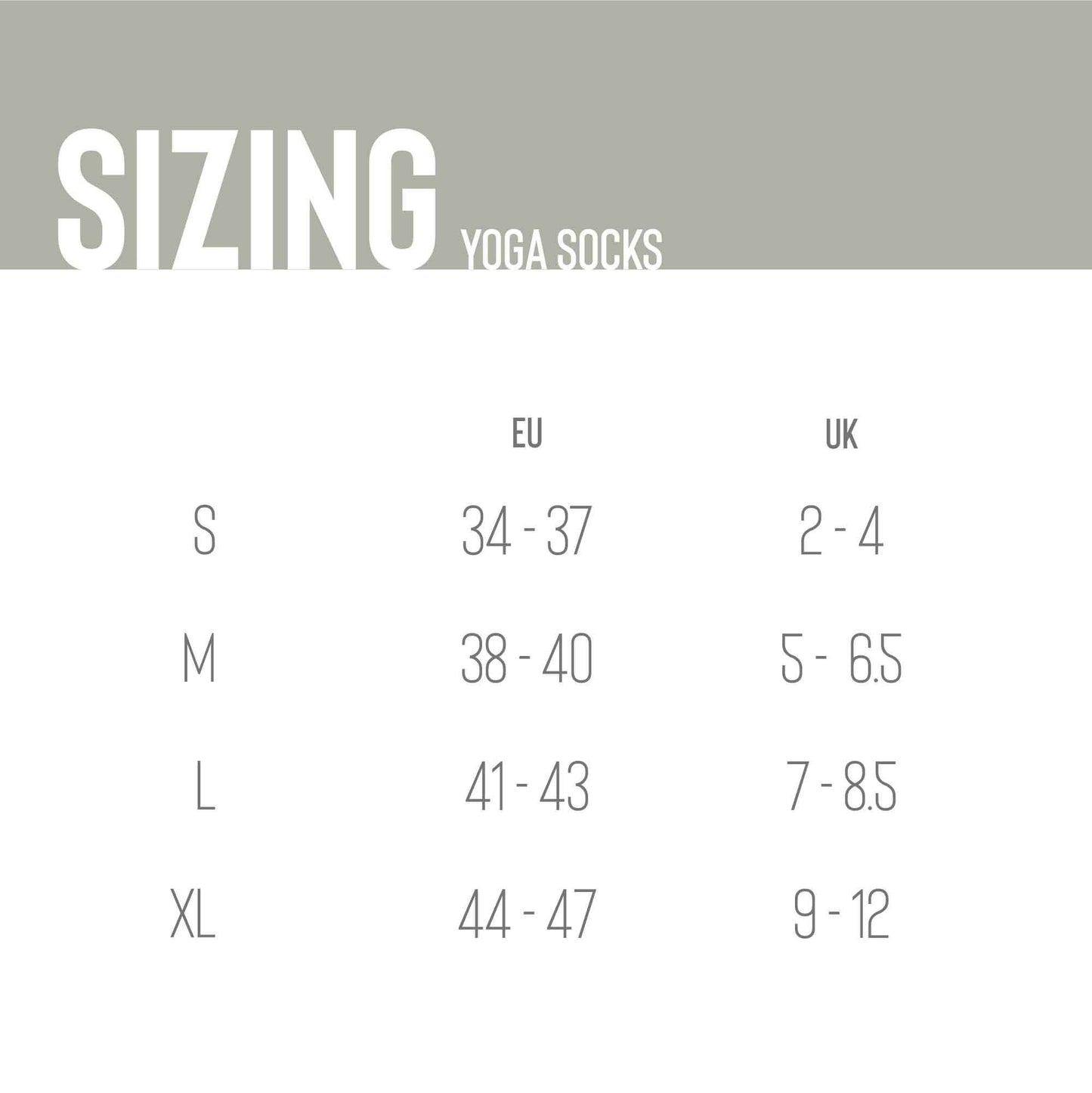 Myga Grip Yoga Socks: Sizes S-L