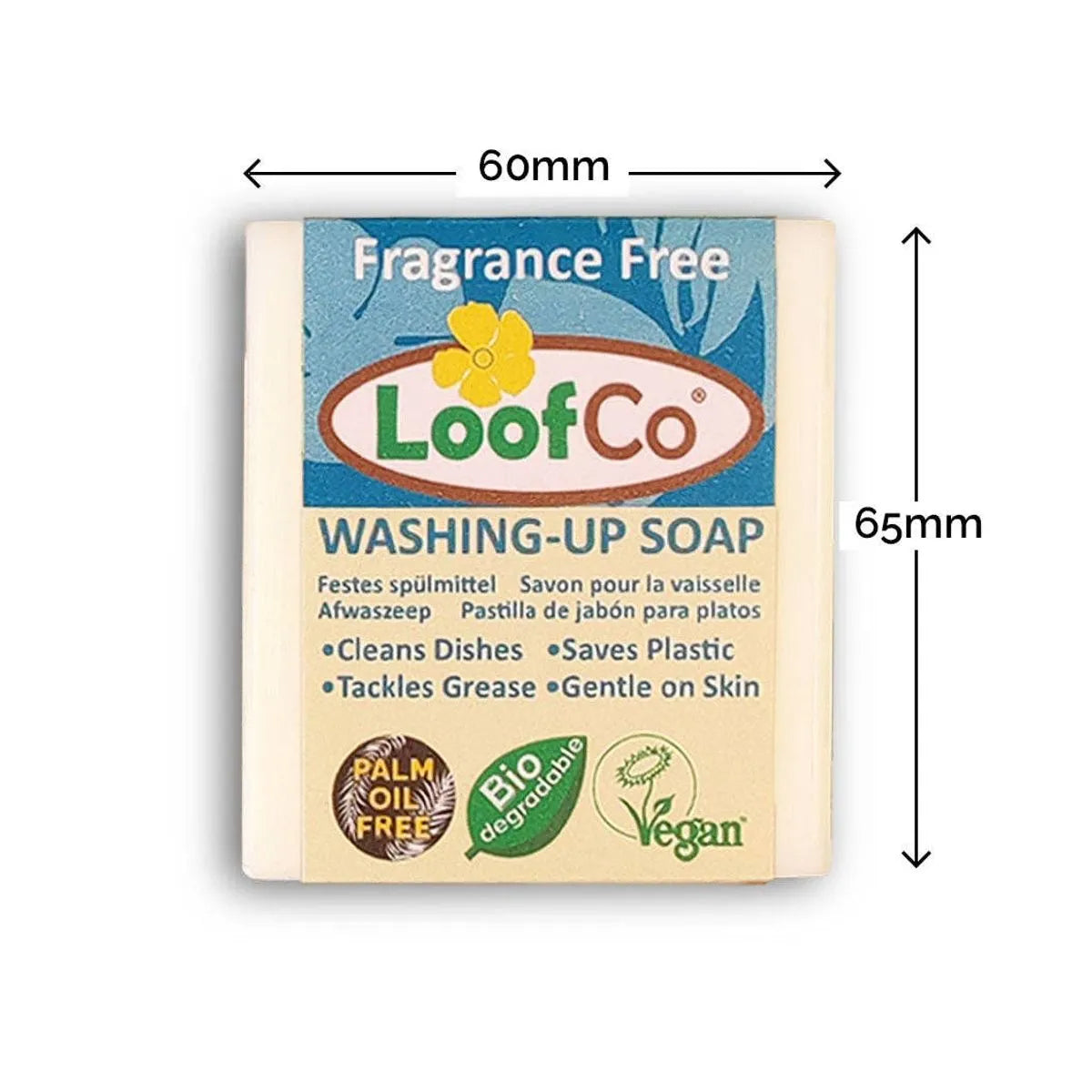 Palm Oil Free | Dish Washing Soap Bar | Fragrance Free
