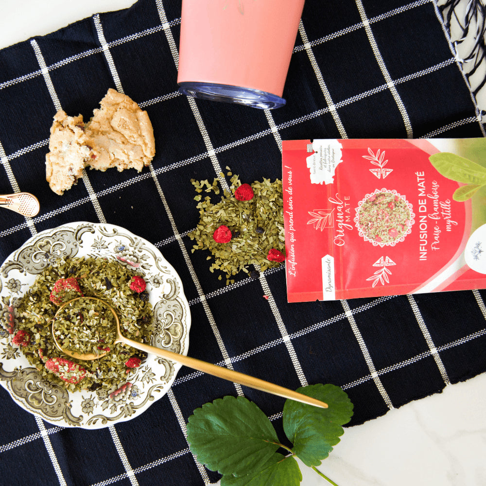 Mate - strawberry, raspberry, blueberry, organic - 70g