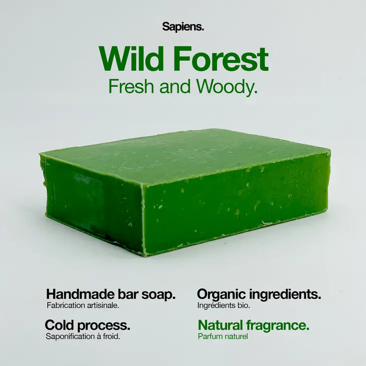 Solid soap for men 100g - Wild Forest