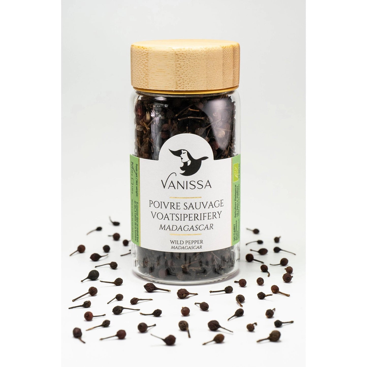 Organic Voatsiperifery Wild Pepper - Madagascar 60g