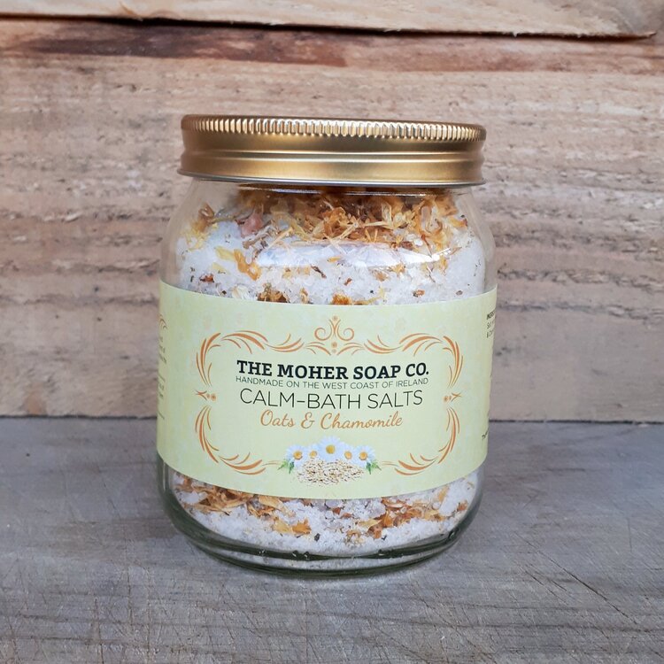 Calm Bath Salt - Oats and Chamomile 320g.