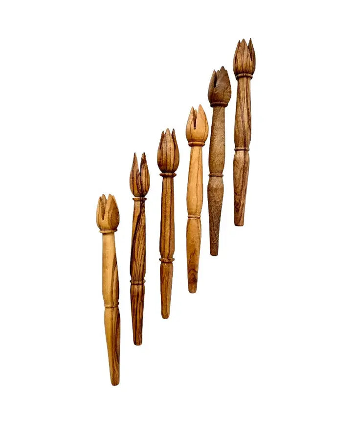 Olive wood aperitif accessories