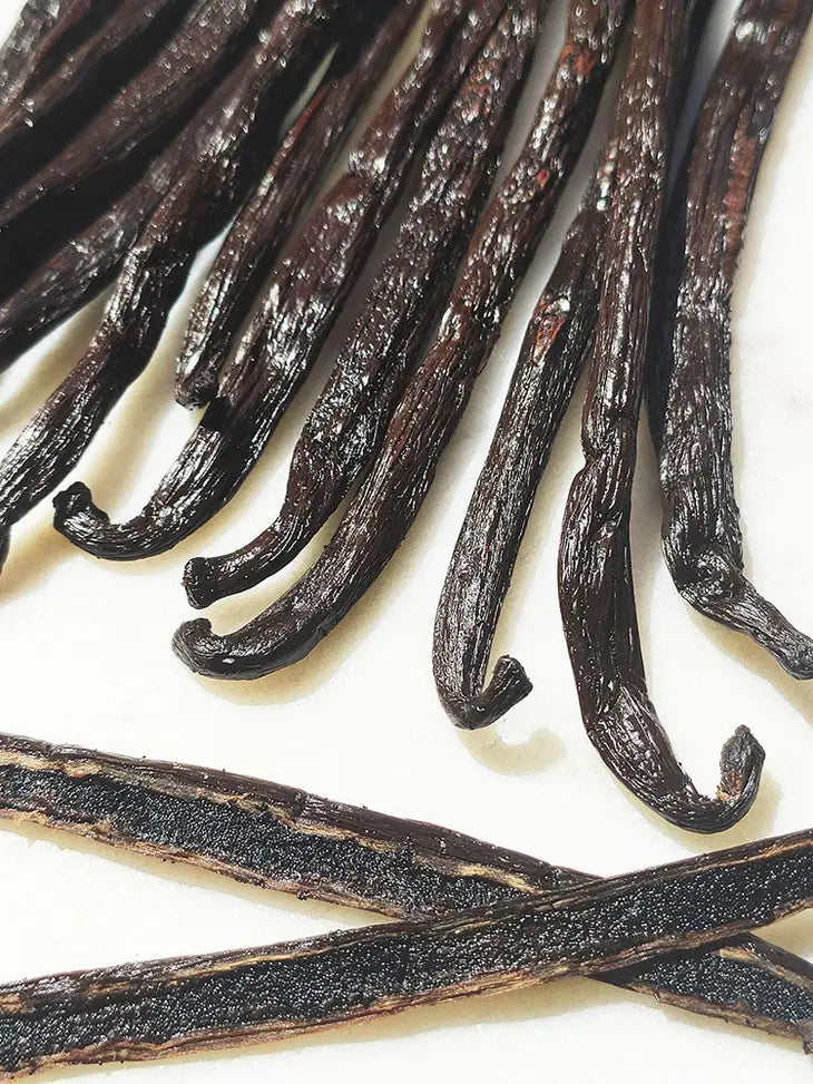 Organic Gourmet Bourbon Vanilla Beans - Madagascar 16-18cm 2 pods