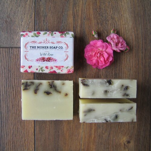 Wild Rose Natural Soap 100g.