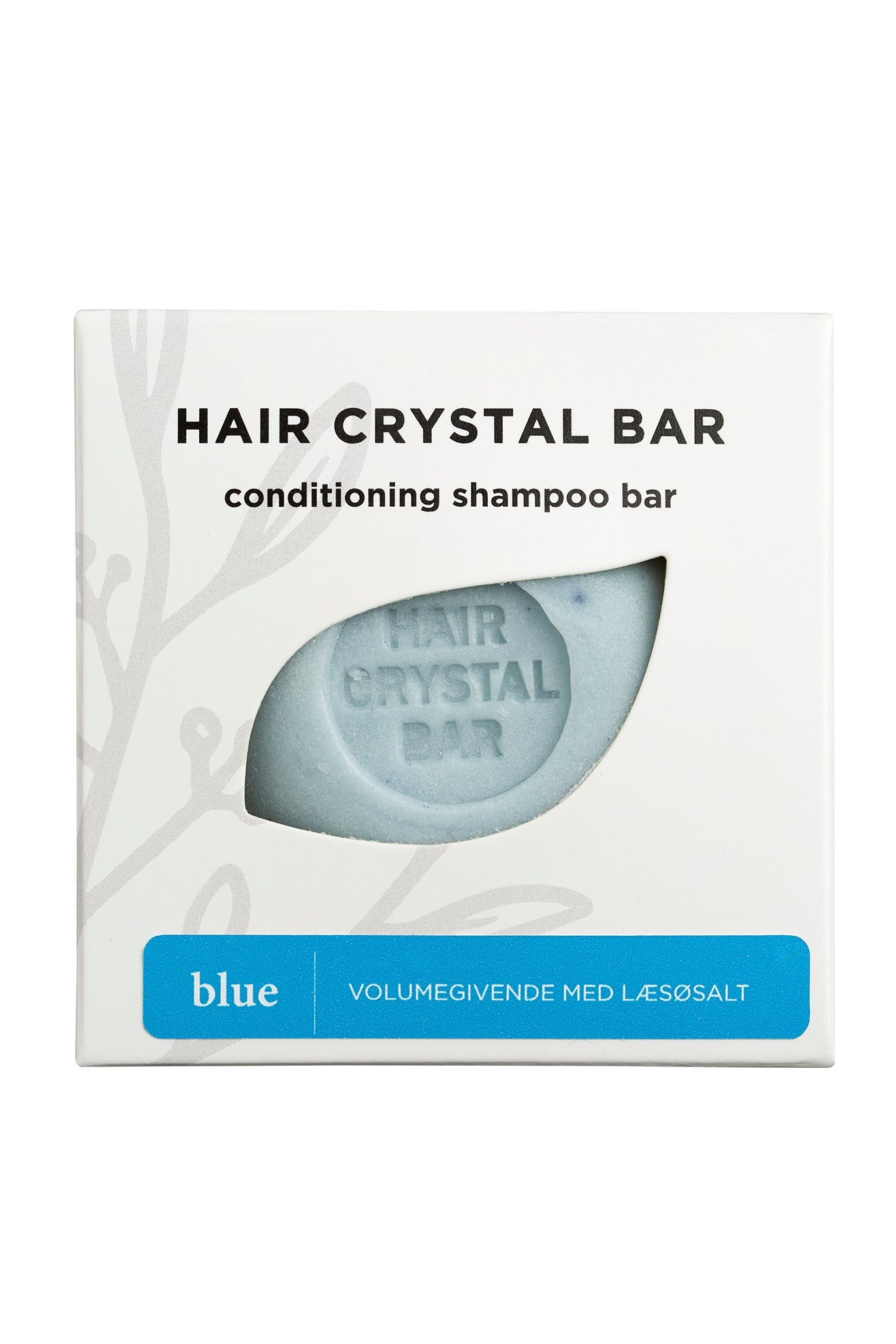 BLUE - SOFTENING SHAMPOO BAR- VOLUME AND SHINE - WITH DANISH SEA SALT 70g