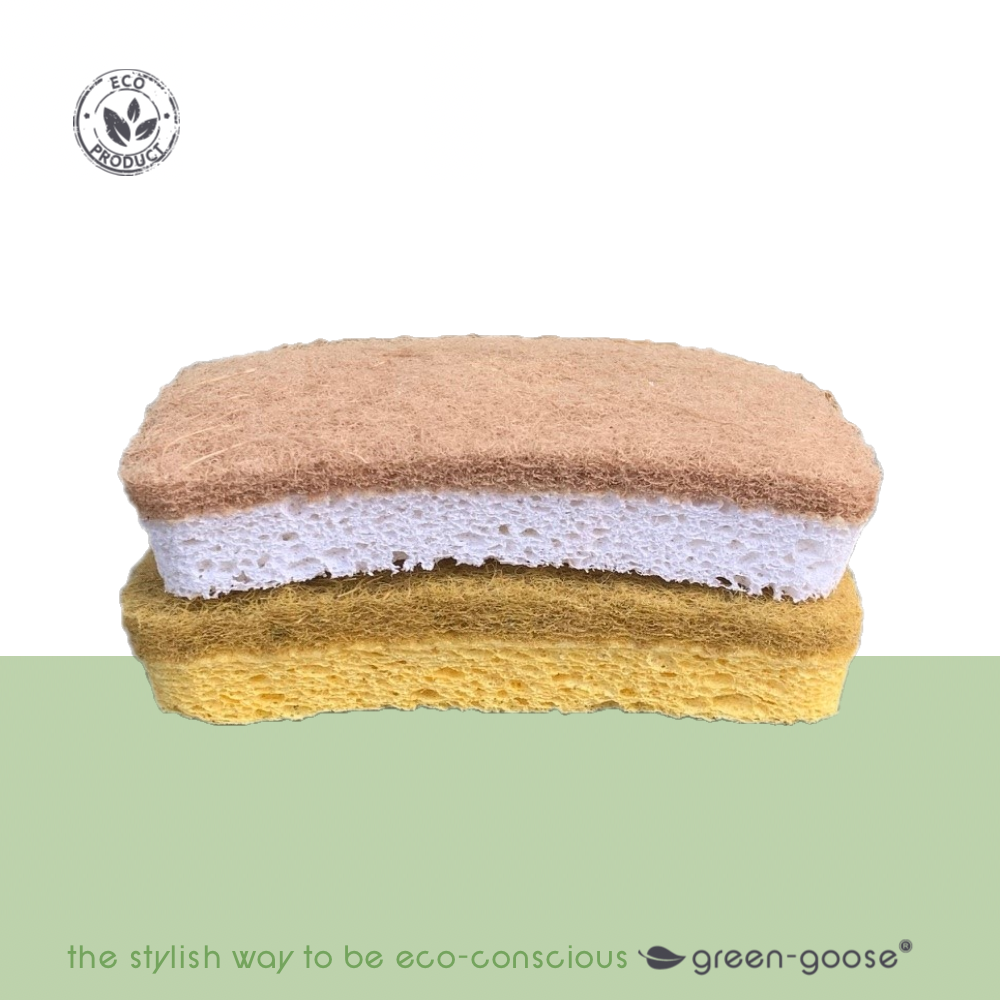 Organic Kitchen Sponge Duo