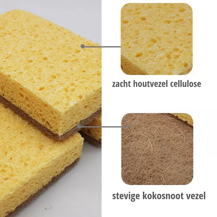 Organic Kitchen Sponge Duo