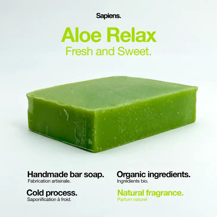 Solid soap for men 100g - Aloe Relax