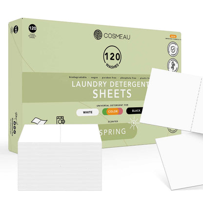 Cosmeau Laundry Sheets Spring Eco Friendly: 20 washes