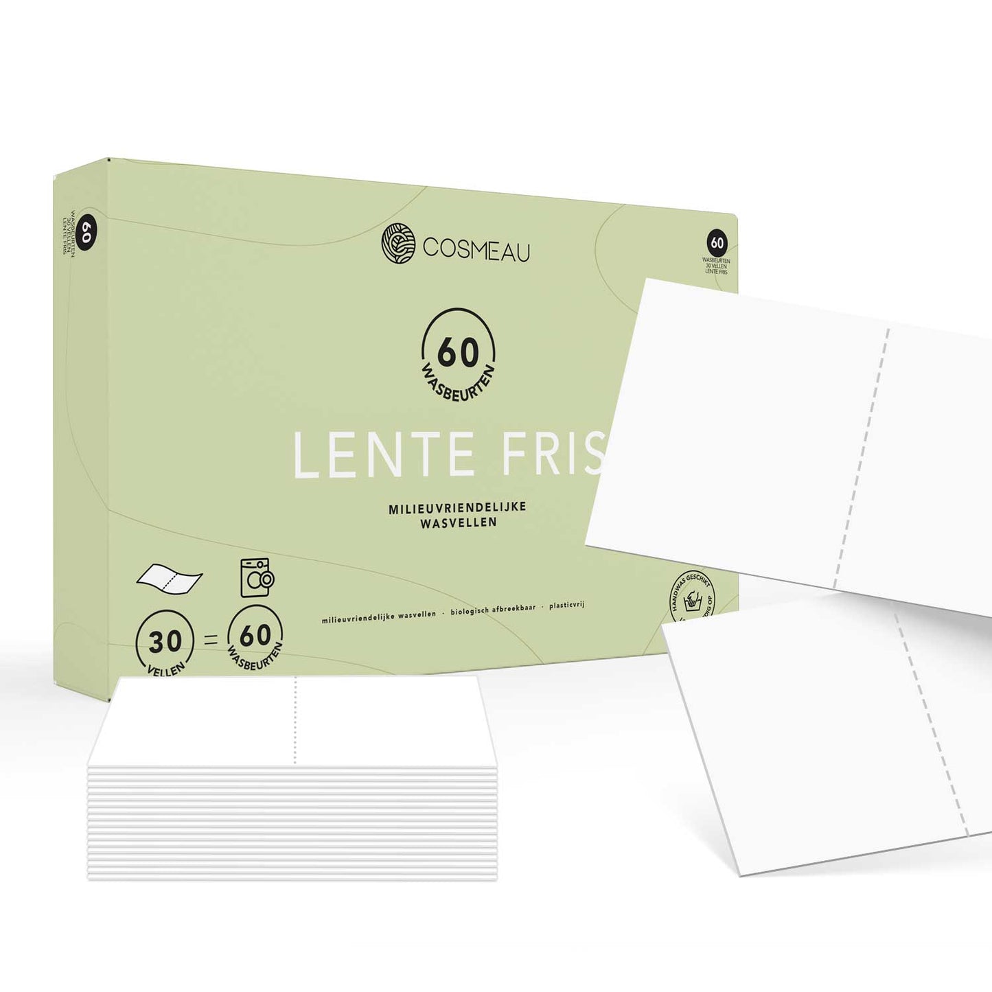 Cosmeau Laundry Sheets Spring Eco Friendly: 20 washes