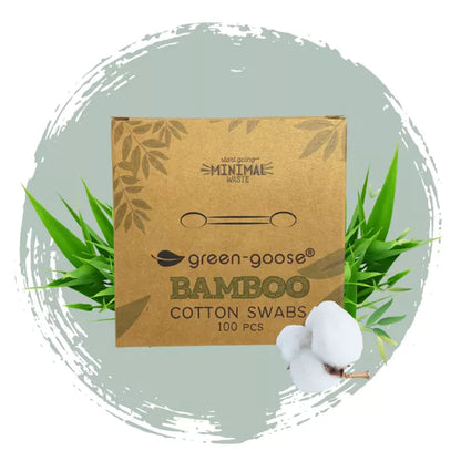 Bamboo Cotton Swabs | 100 pieces