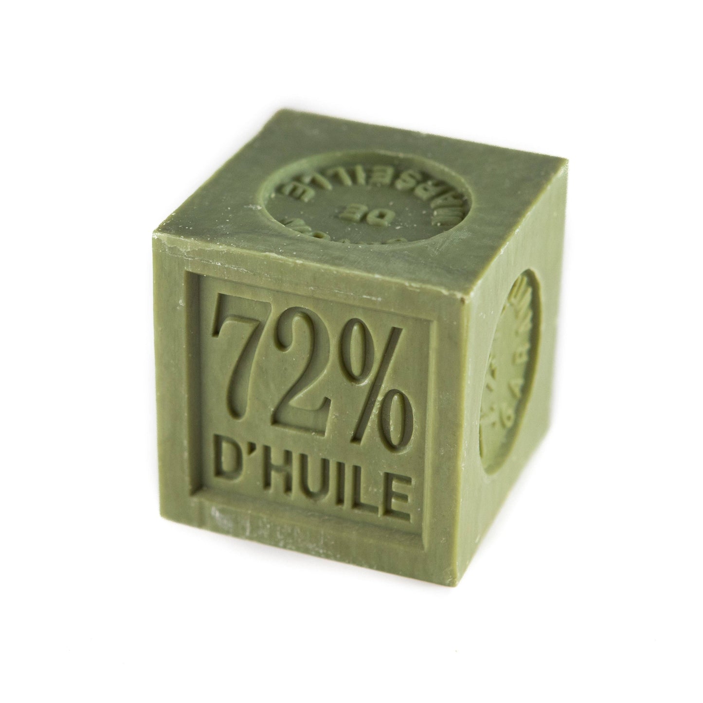 Marseille soap 72% - 300g cube: With packaging - Plastic protection