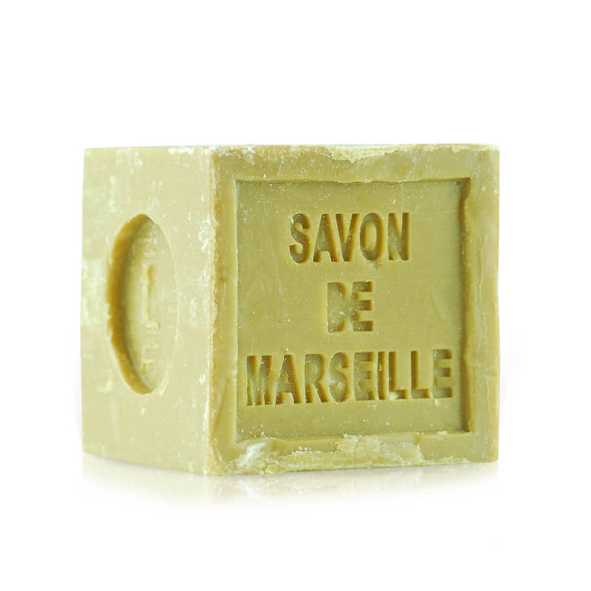 Marseille soap 72% - 300g cube: With packaging - Plastic protection