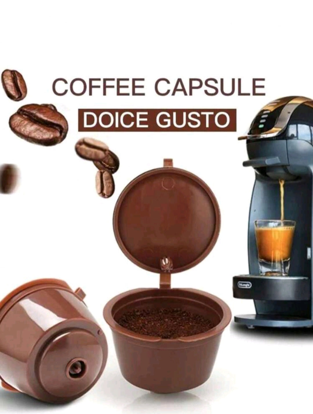 Reusable Dolce Gusto Coffee Capsules