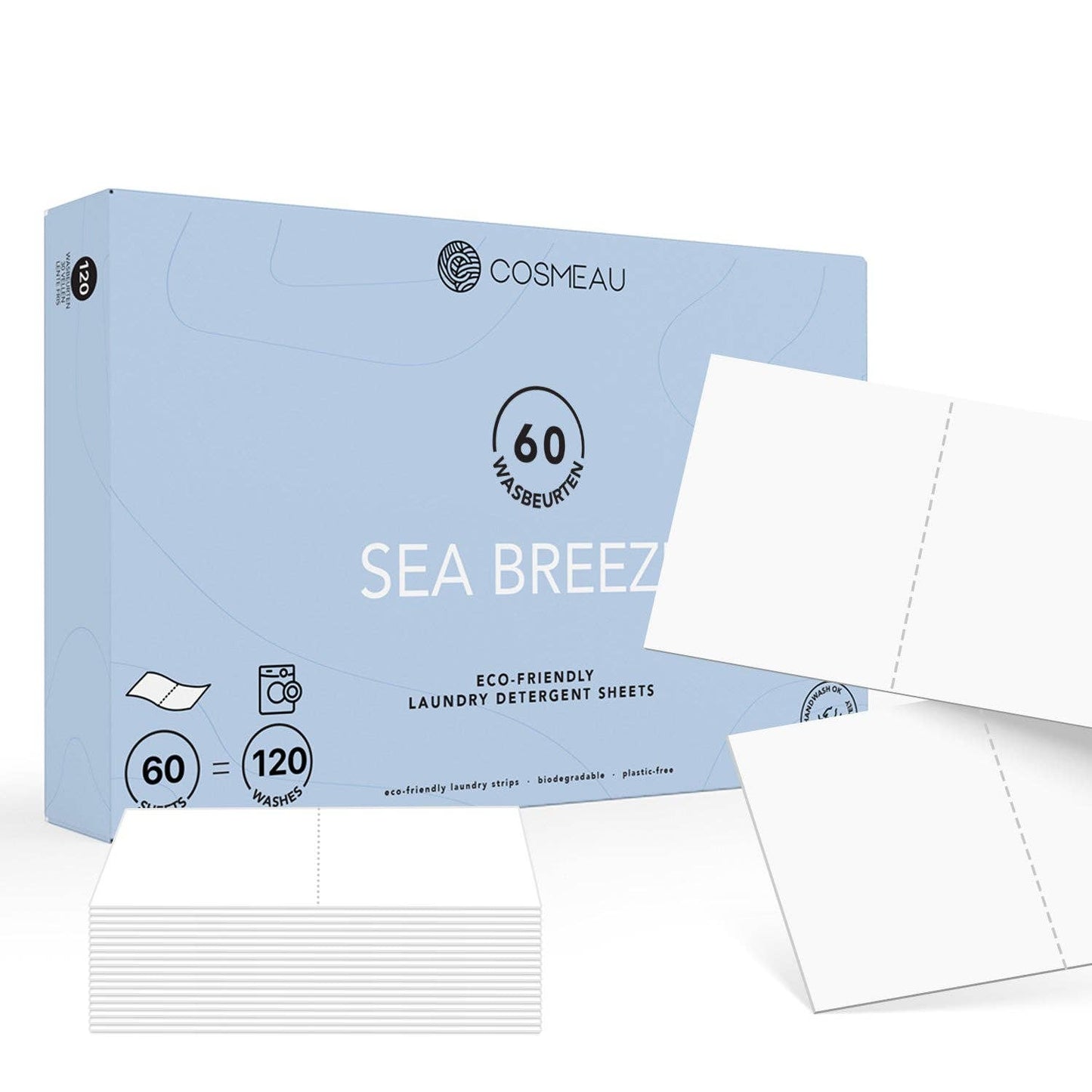 Cosmeau Laundry Sheets Ocean Eco Friendly: 20