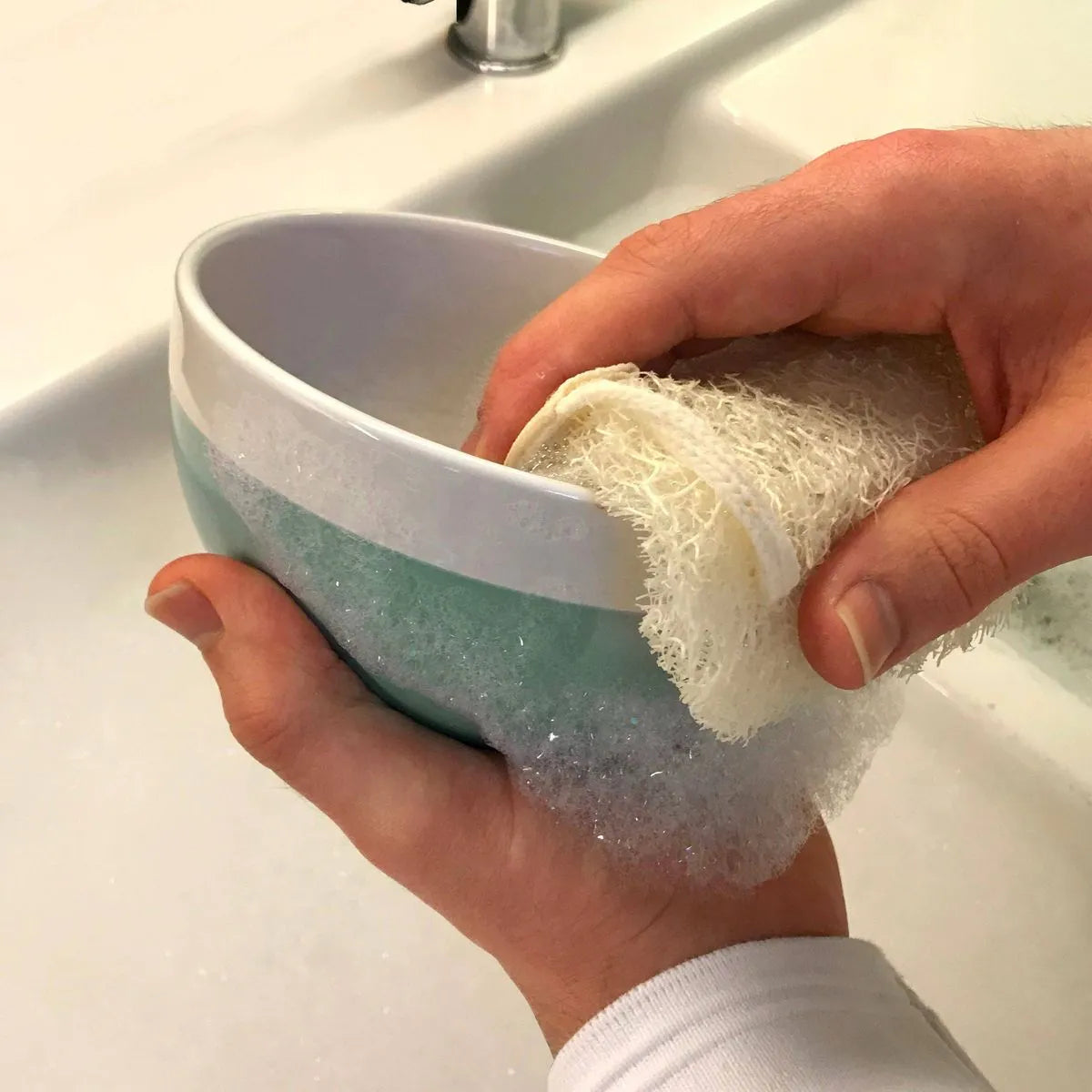 Loofah Dish Pads | Mini Washing-Up Pad 2-Pack