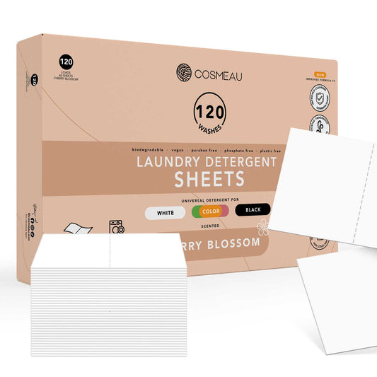 Cosmeau Laundry Sheets Cherry Blossom Eco Friendly: 20 washes