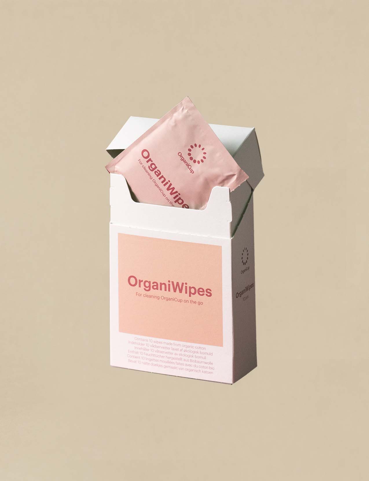 OrganiWipes Antibacterial Wipes: 10 wipes/pack