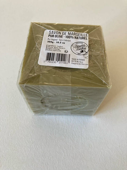 Marseille soap 72% - 300g cube: With packaging - Plastic protection