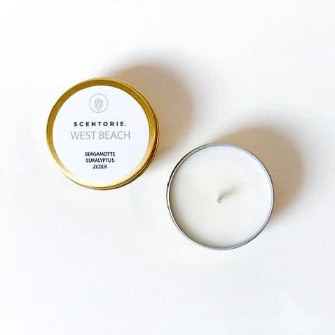 rapeseed wax scented candle