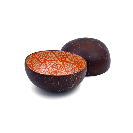 Pearly Coco Eggshell Bowl Orange