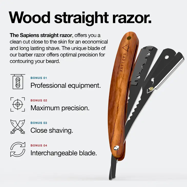 Straight Razor - Wood Edition.