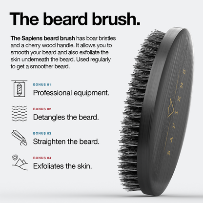 Beard Brush - Wood Edition & Boar Bristle