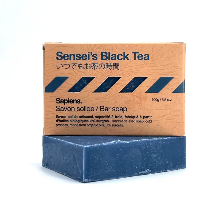 Solid soap for men 100g - Sensei's Black Tea