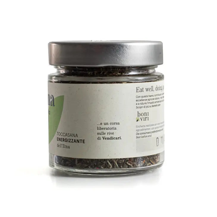 Energizing natural herbal tea