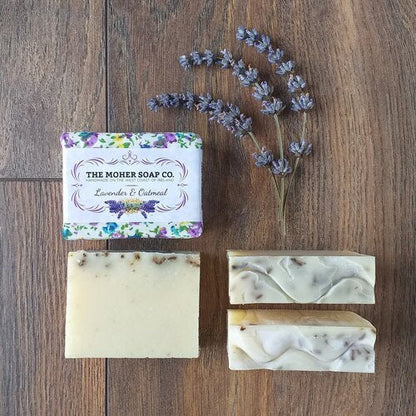 Lavender and Oatmeal Natural Soap 100g.