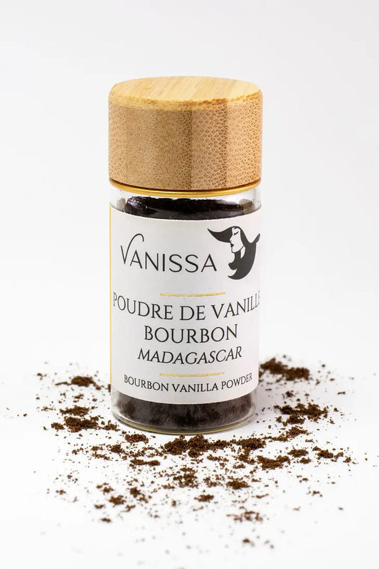 Organic Bourbon Vanilla Powder 100% Ground Bean -Madagascar 10g