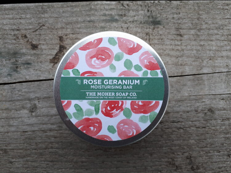 Rose Geranium Natural Solid Body Moisturiser 50g