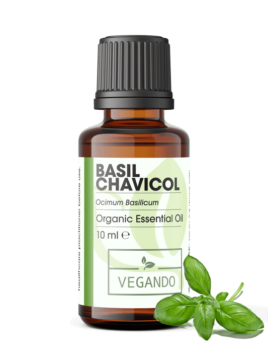 Basil (Chavicol) Organic Essential Oil 10ml.