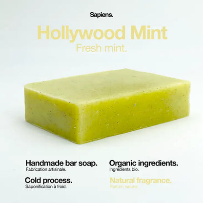Solid soap for men 100g - Hollywood Mint