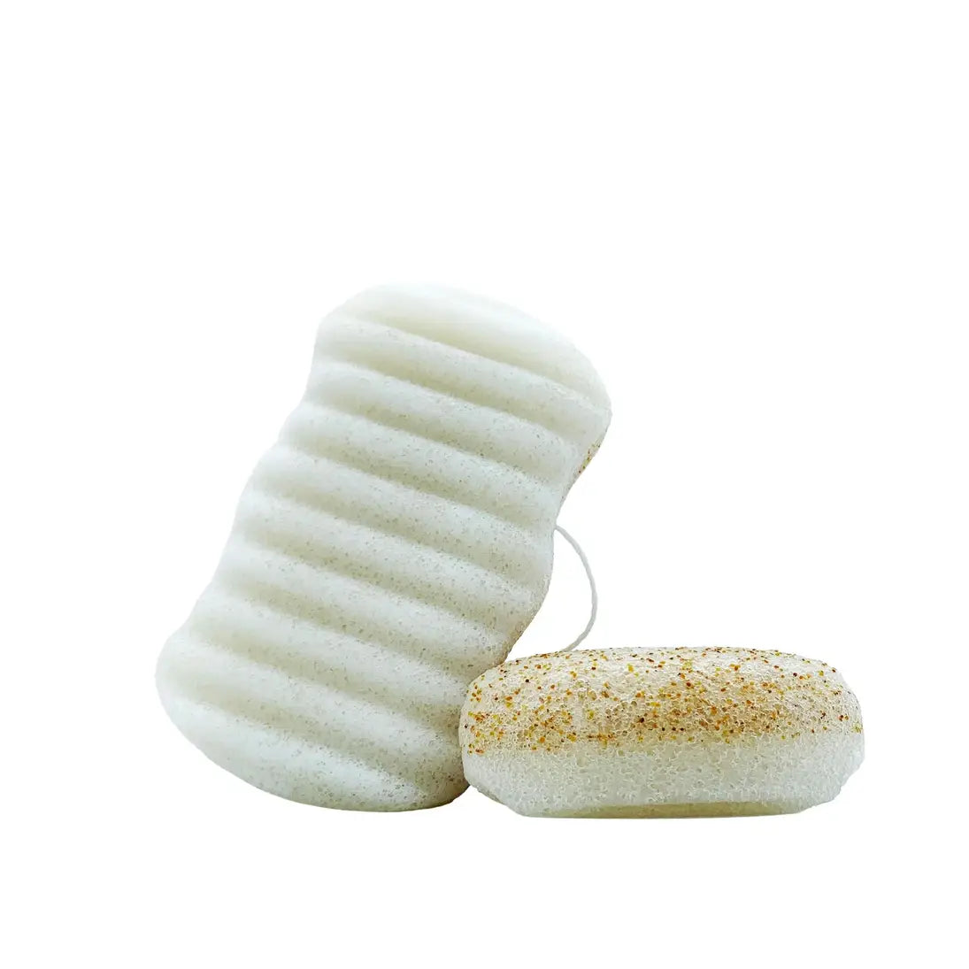Konjac Body Sponge XL - Exfoliating/walnut shell.
