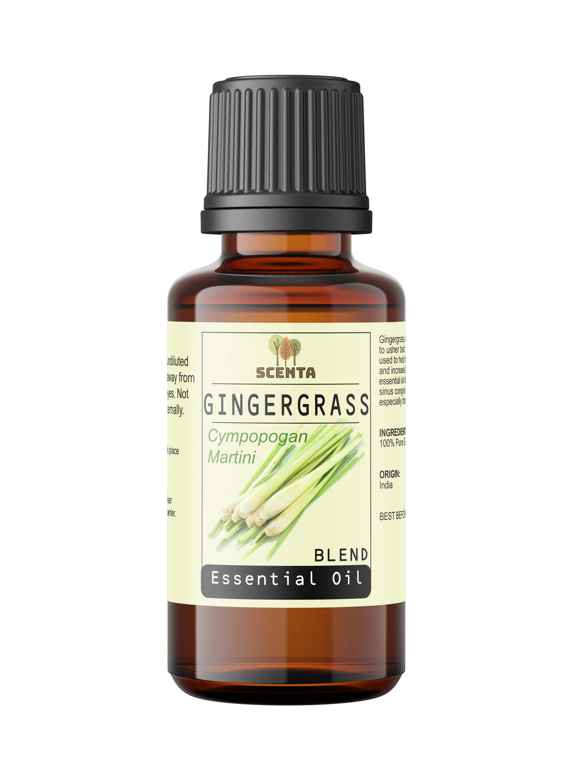 Gingergrass Essential Oil - SCENTA