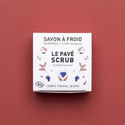 Le Pavé Scrub | Surgras cold soap | 90g.