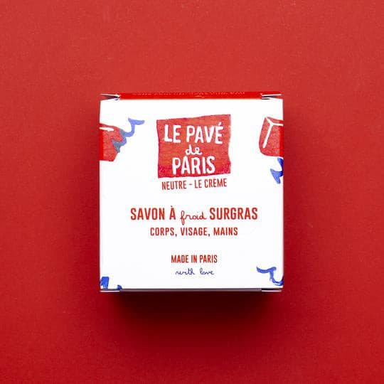 Le Pavé de Paris Neutre | Surgras cold soap | 150g.
